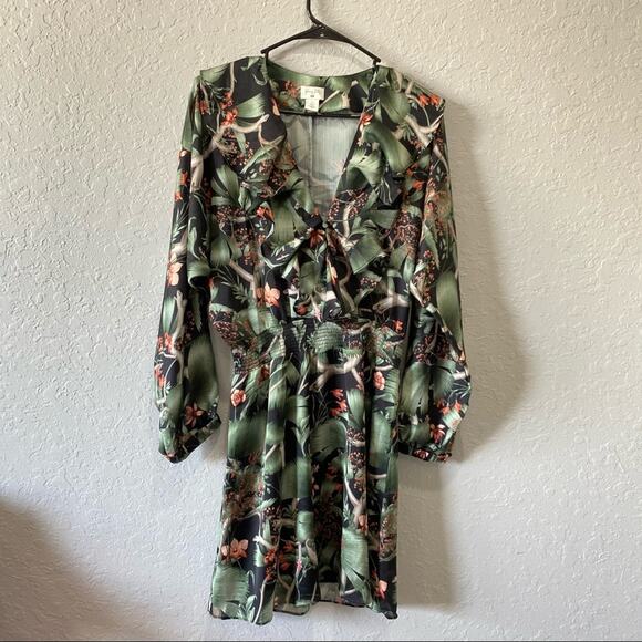 H&M Johanna Ortiz Botanical Dress SZ Small - Picture 3 of 10